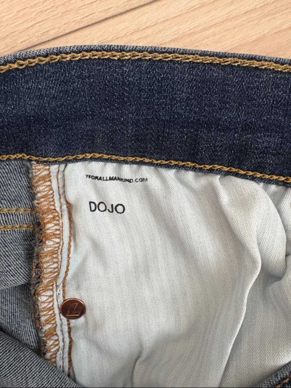 7 For All Mankind Indigo Flare Dojo - Picture 7 of 7